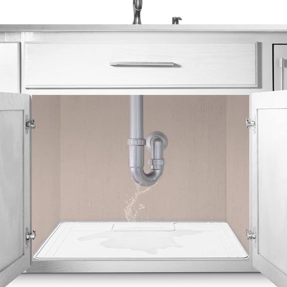 Under Sink Mat - Adjustable ,  Vanity Mat - 28" x 19" or Smaller