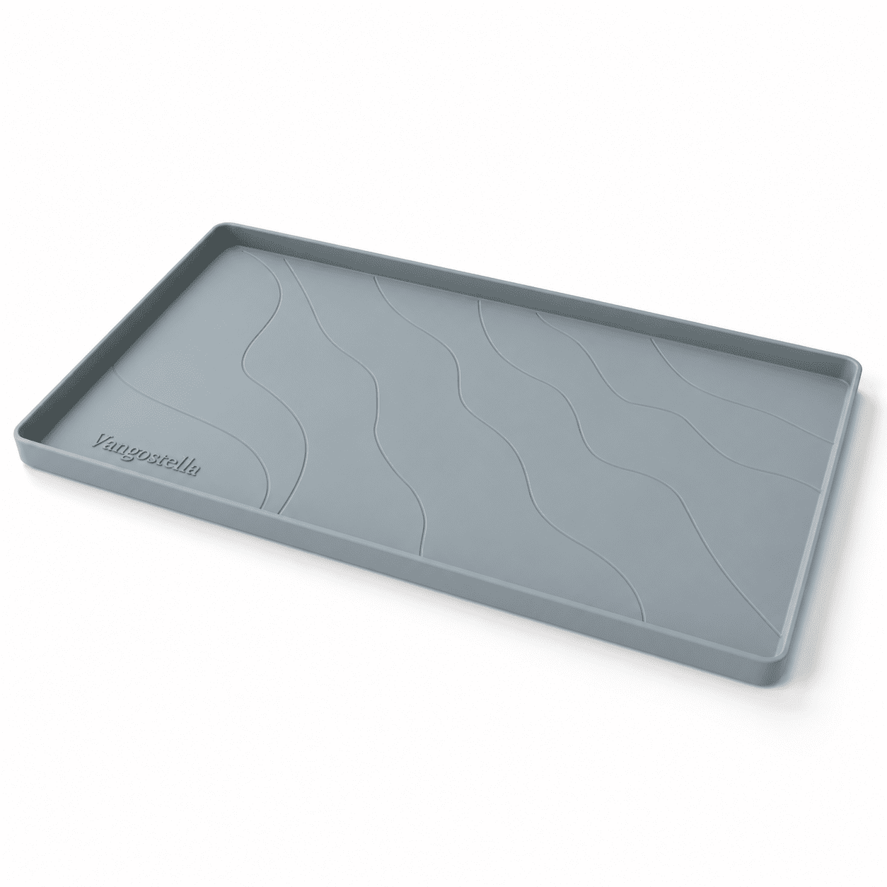 Under Sink Mat For Kitchen, Gray, 34'' x 22'' x 1'', Thick Non-slip ...