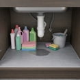 thumbnail image 1 of Under Sink Mat – Kitchen Cabinet Liner | NonSlip Silica , LeakProof, Easy Clean, Raised Edge, Drip Tray | Bathroom Use | 27.59 x 22 in, 1 of 7
