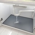 Under Sink Mat Waterproof Kitchen Sink Silicone Pad ,34"x22" Under Sink
