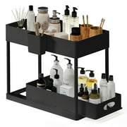 Under Sink Organizer with 2 Tier Sliding Drawers by Air Rise Inc