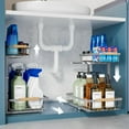 Under Sink Organizers and Storage, 2 Pack Under Kitchen Bathroom