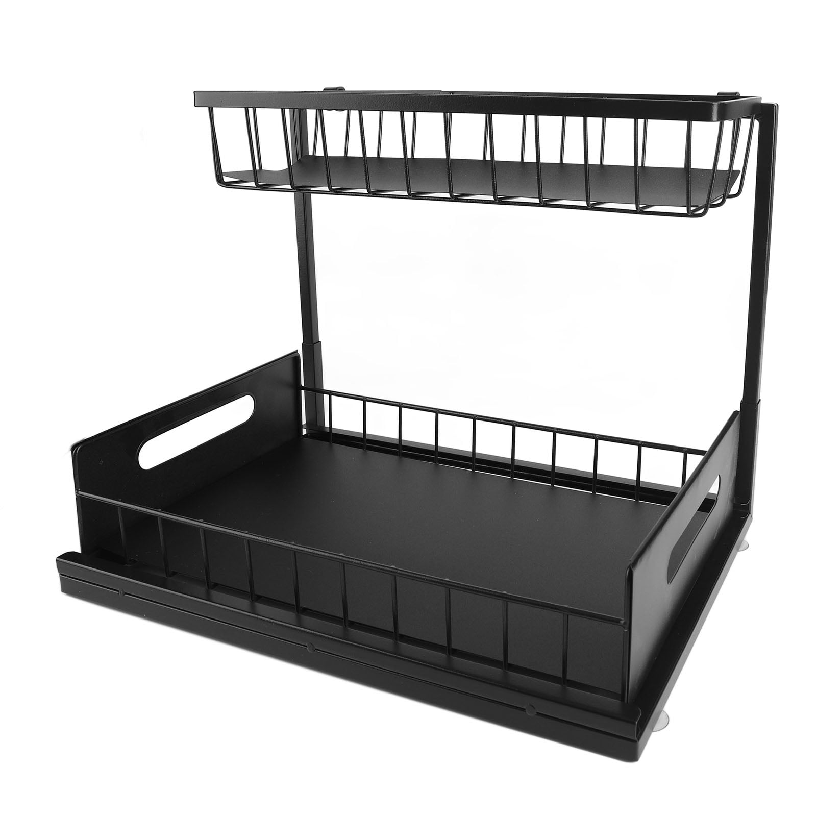Under Sink , Space Saving L Shape Under Sink Slide Out Storage Shelf 2