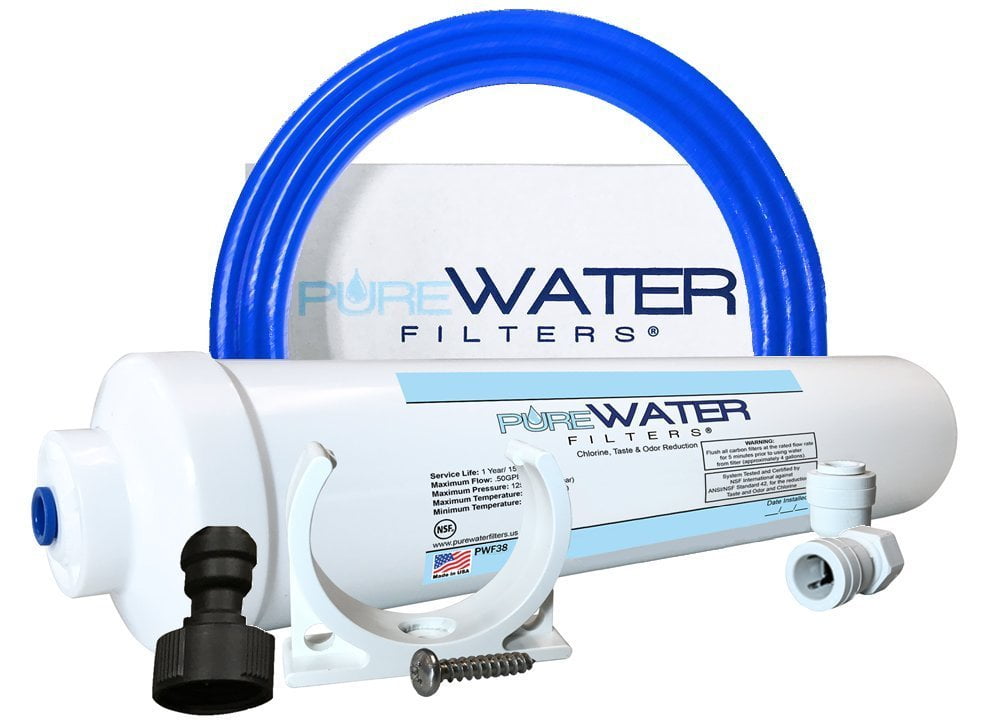 Under Sink Water Filter Install Kit, Complete Filtration System for