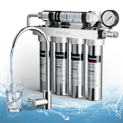 Under Sink Water Filtration System-NSF&CEC Certified,Stainless Steel Water Filte