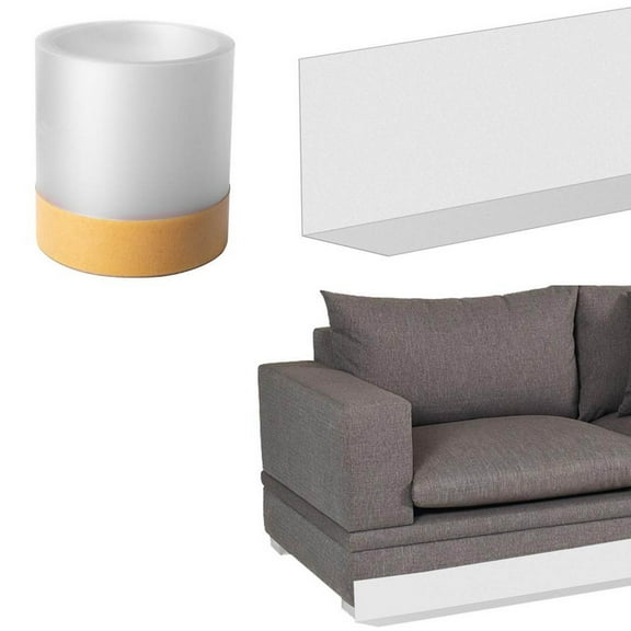 Under Sofa Blocker Cuttable Pvc Under Bed Blocker Transparent Smile Home