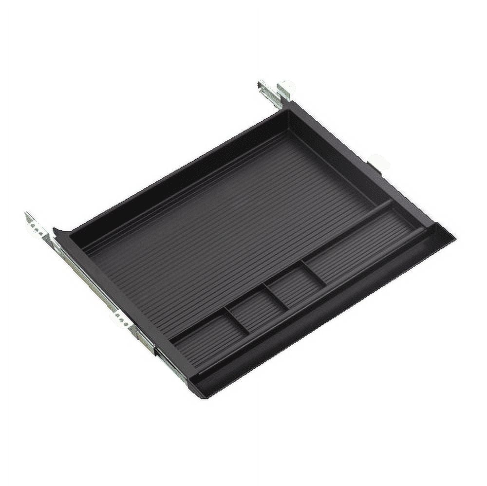 We're it Under Desk Drawer Organizer | Hidden Storage | Ball Bearing Slides | 21x17x2 Pencil Tray | Black