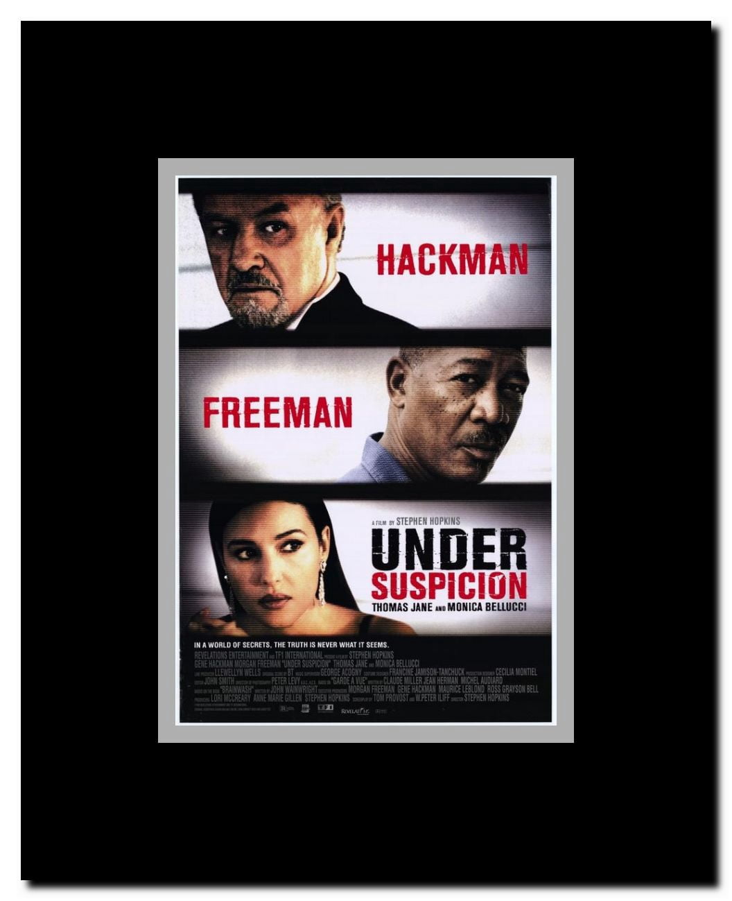 Under Suspicion Framed Movie Poster