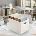 thumbnail image 1 of Under-Table Storage Box - Large Capacity Book Organizer, Plastic Desk Storage Tool, 25x29x19.8cm, 1 of 3