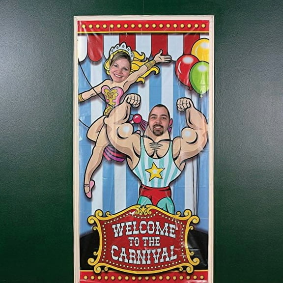 Under The Big Top Photo Door Banner - Party Decor - 1 Piece