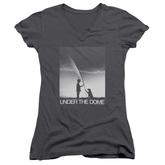 Under The Dome Im Speilburg Junior Women's V-Neck T-Shirt Charcoal