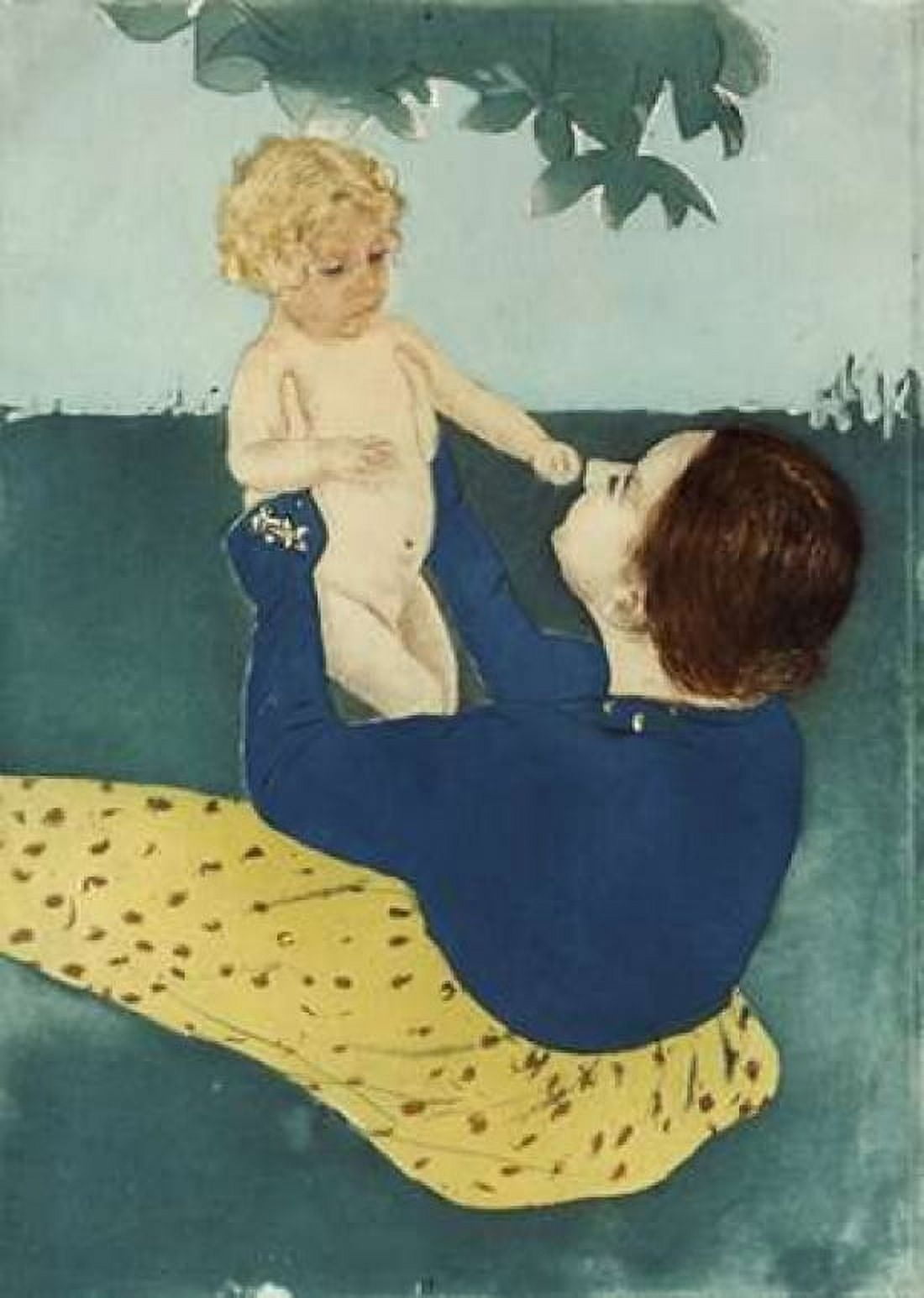 Under The Horse Chestnut Tree Canvas Art - Mary Cassatt (20 x 28)