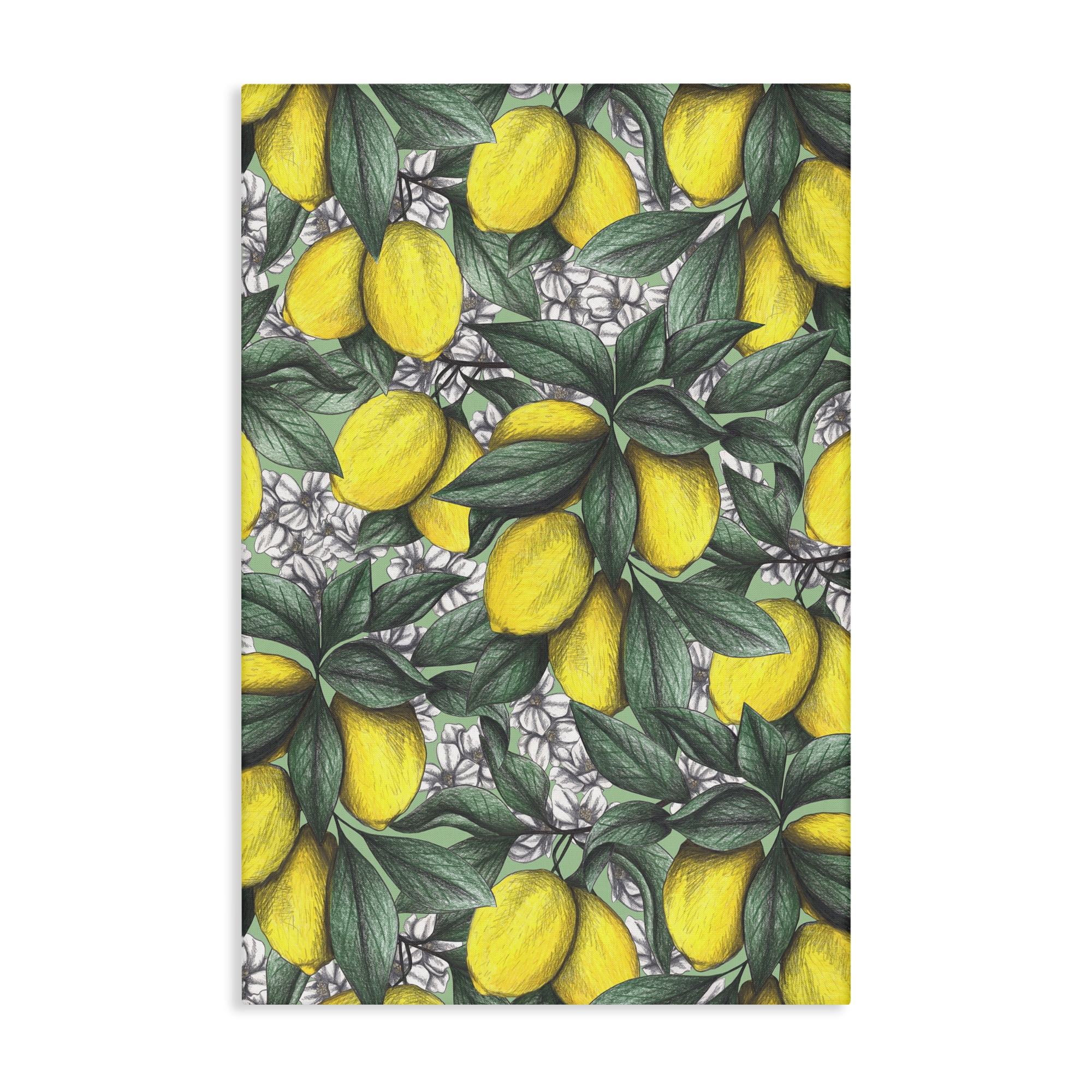 Under The Lemon Tree Canvas Wall Art, design by Cecilia Battaini