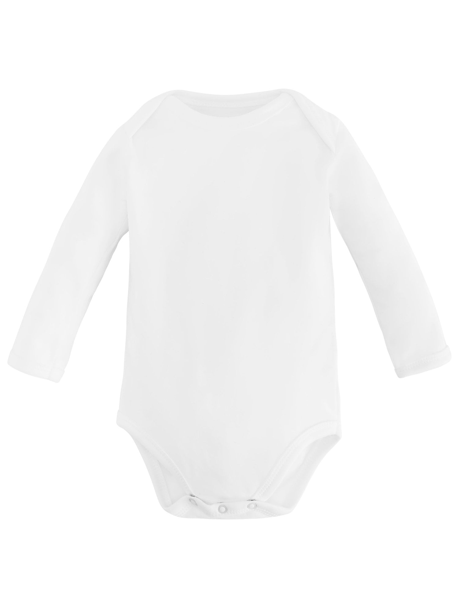 Under The Nile Baby Organic Cotton Long Sleeve Lap Shoulder Bodysuit
