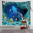 thumbnail image 1 of Under The Sea Backdrop for Photography Baby Shower Wonderland Underwater Background Kids Children Birthday Party Decor Wallpaper Newborn Portrait Photo Booth Props, 1 of 4