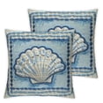 thumbnail image 1 of Under The Sea Collection Ocean Shell Accent and Throw Pillow Sofa Lumbar Cushion, Polyester, 1 of 7