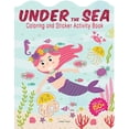 thumbnail image 1 of Under the Sea - Coloring and Sticker Activity Book (with 150+ Stickers), (Paperback), 1 of 4