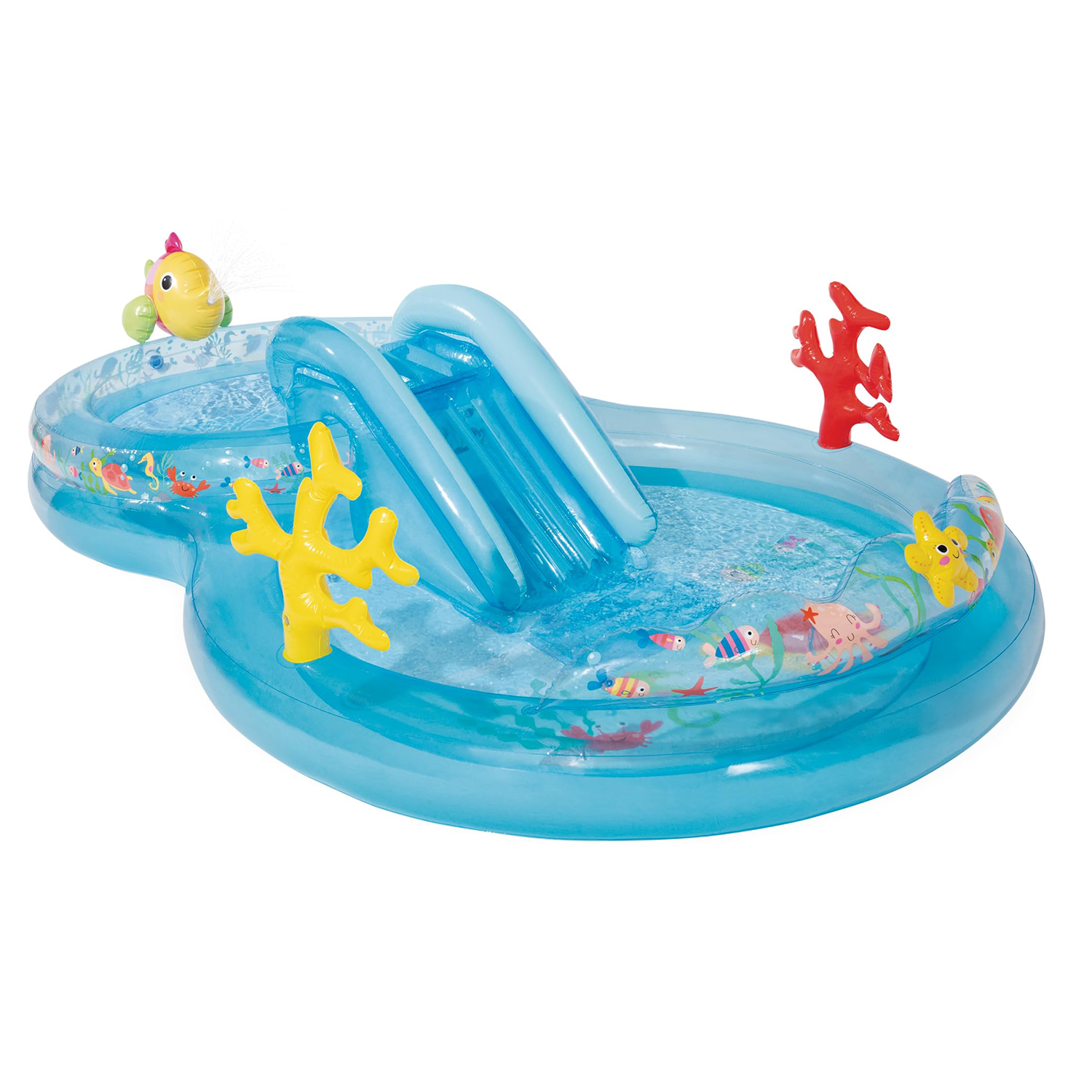Under The Sea Inflatable Kiddie Pool Inflatable Kids Pool with Water