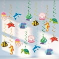 thumbnail image 1 of Under The Sea Party Decorations,  36 Pcs Ocean Themed Party Decorations, Under The Sea Ocean Themed Tropical Fish Ceiling Hanging Swirl, 1 of 7