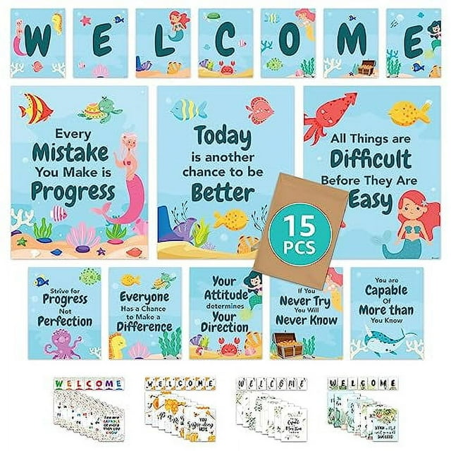 Under The Sea Letters For Classroom 15 To School