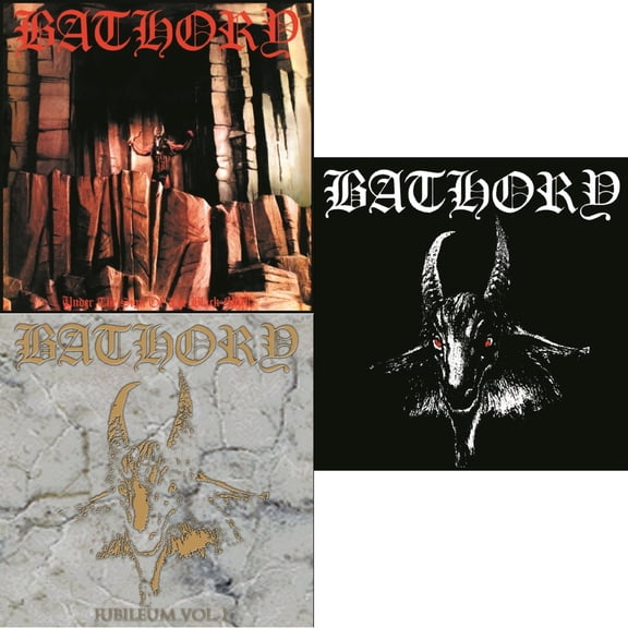 Under The Sign Of The Black Mark & Jubileum Vol.1 & Bathory [LP Vinyl Bundle]