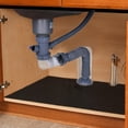 thumbnail image 1 of Under The Sink Mat, 24"×29" Cabinet Mats – Absorbent/Waterproof Kitchen Shelf Liner, Washable Backing, 1 of 5