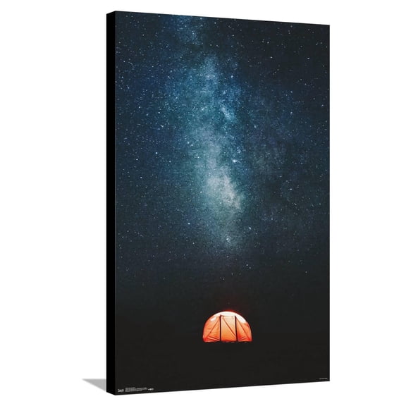 Under The Stars Canvas Wall Poster, 22.375" x 34"