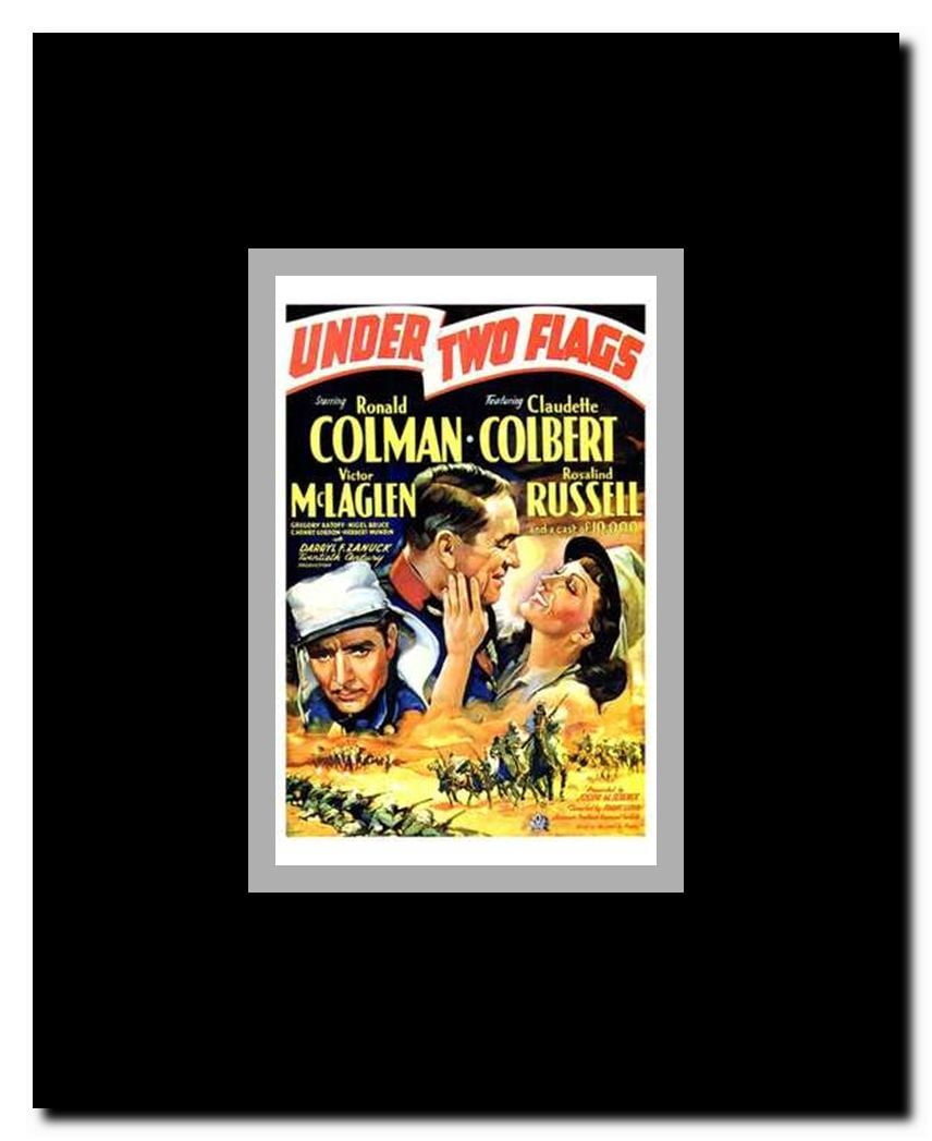 Under Two Flags Framed Movie Poster