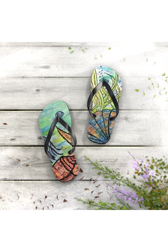 Under Water Fun Flip Flops