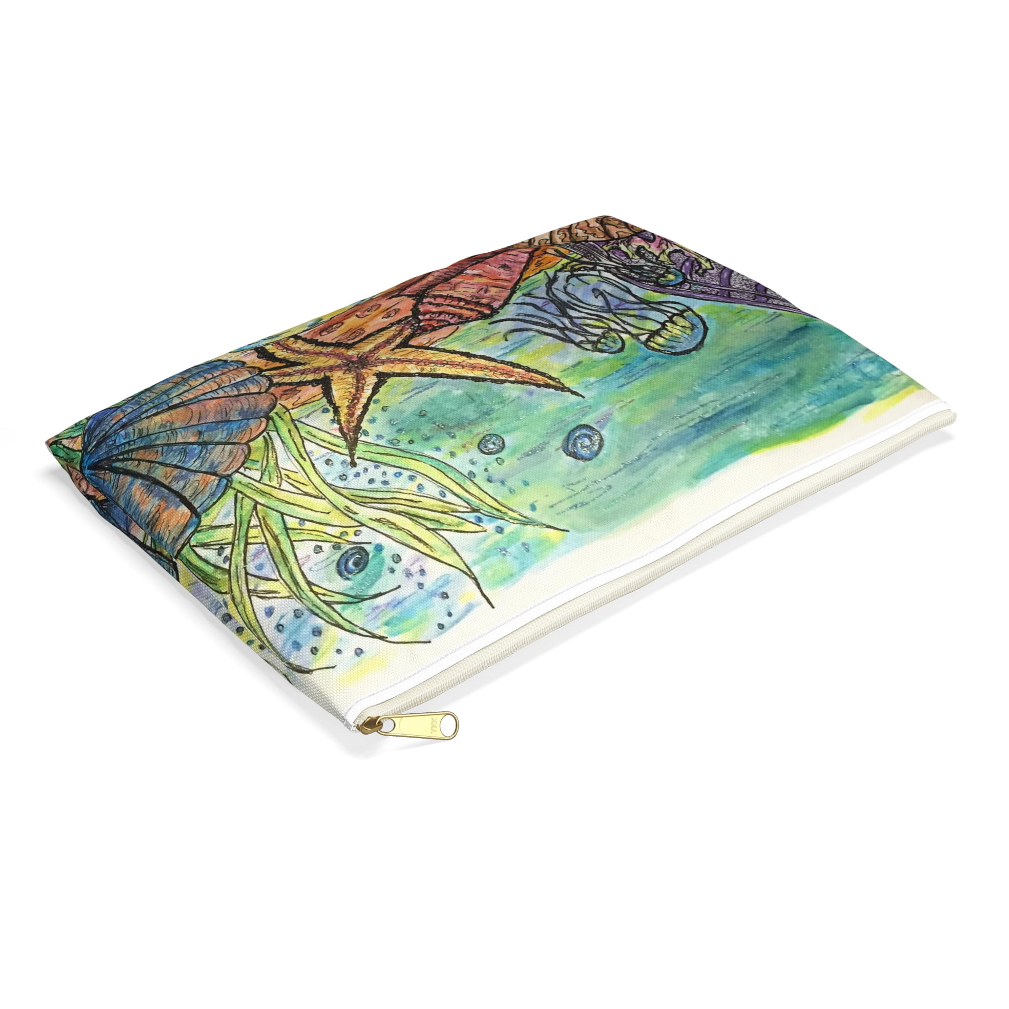 Under Water Fun Pouch  - Durable and Versatile Cosmetic Bag or Pencil Case