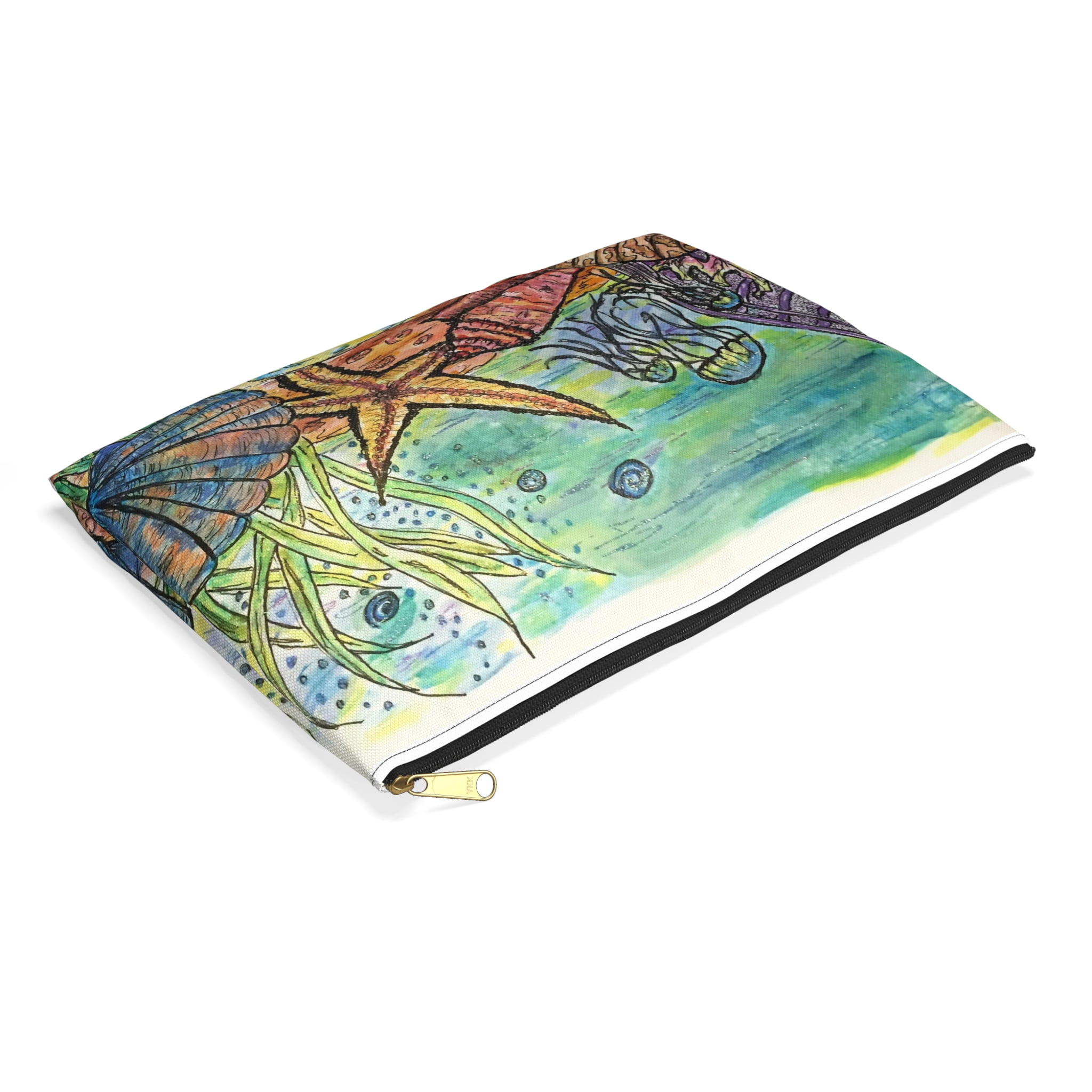 Under Water Fun Pouch  - Durable and Versatile Cosmetic Bag or Pencil Case