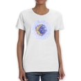 thumbnail image 1 of Under Watercolor Moonlight T-Shirt Women -Grace Popp Designs, Female Small, 1 of 4
