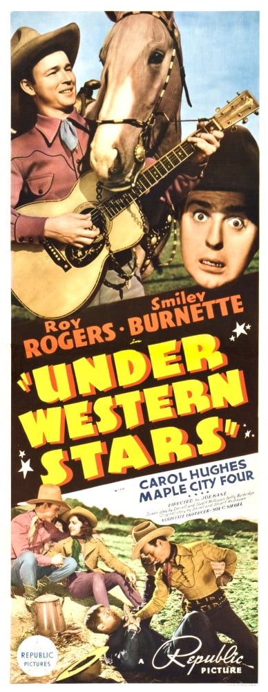 Under Western Stars Canvas Art - (11 x 17)