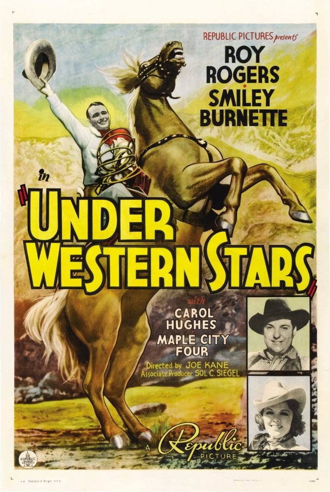 Under Western Stars Canvas Art -  (11 x 17)
