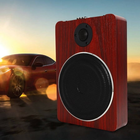 8 Inch Car Subwoofer Speaker, 600W Active Bass Amplifier, Slim Under-Seat Design