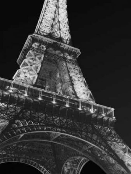Under the Eiffel Tower Canvas Art - Cyndi Schick (22 x 28)