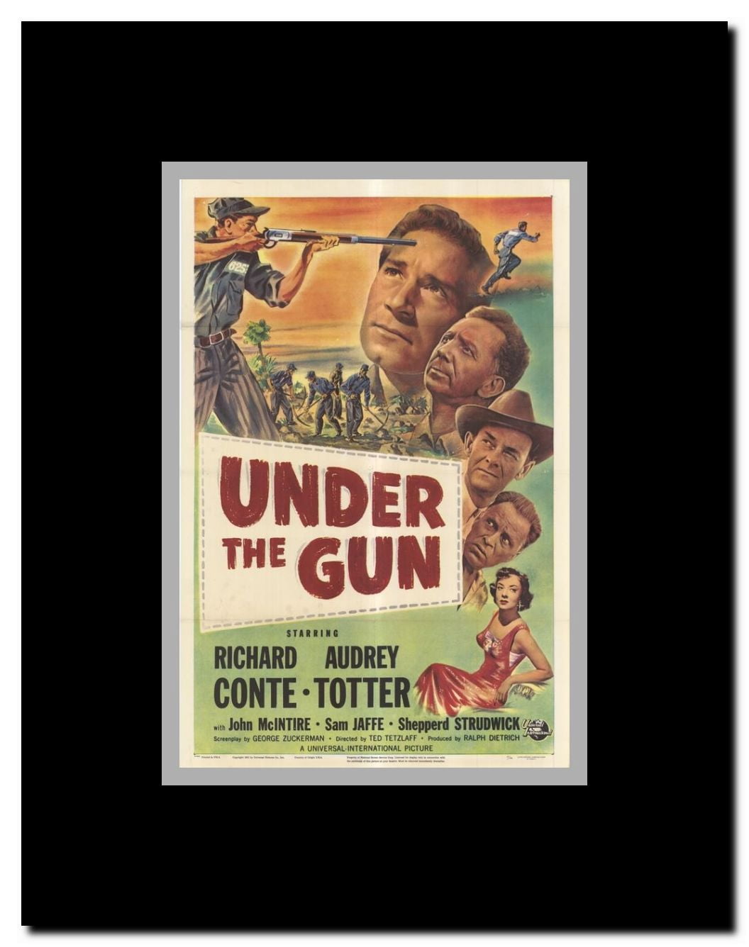 Under the Gun Framed Movie Poster