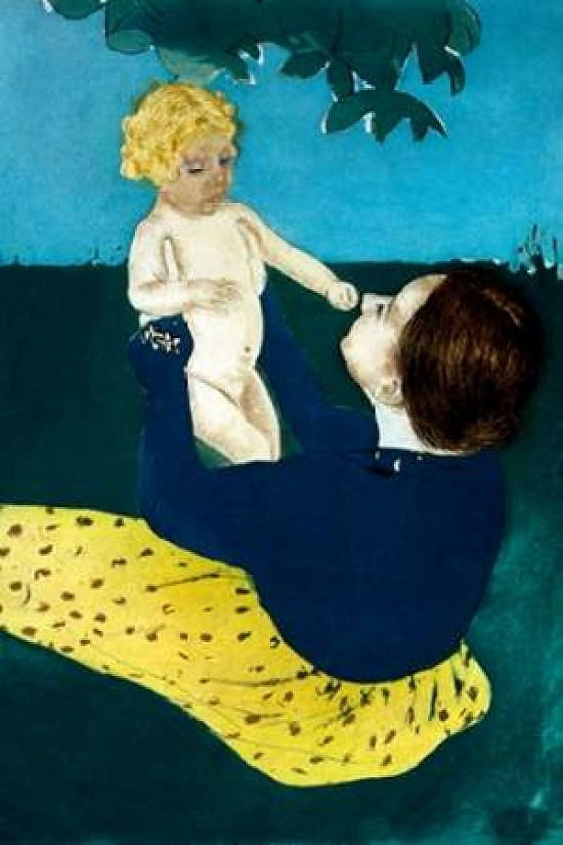 Under the Horse Chestnut Tree Canvas Art - Mary Cassatt (12 x 18)