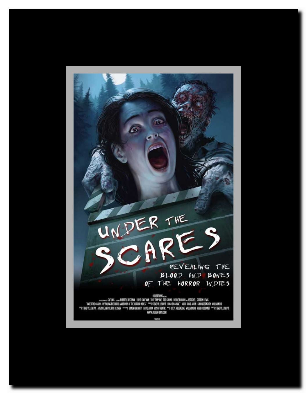 Under the Scares Framed Movie Poster