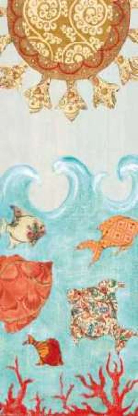 Under the Sea II Canvas Art - Tava Studios (8 x 24)