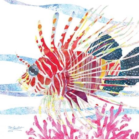 Under the Sea II Canvas Art - Two Can Art (24 x 24)