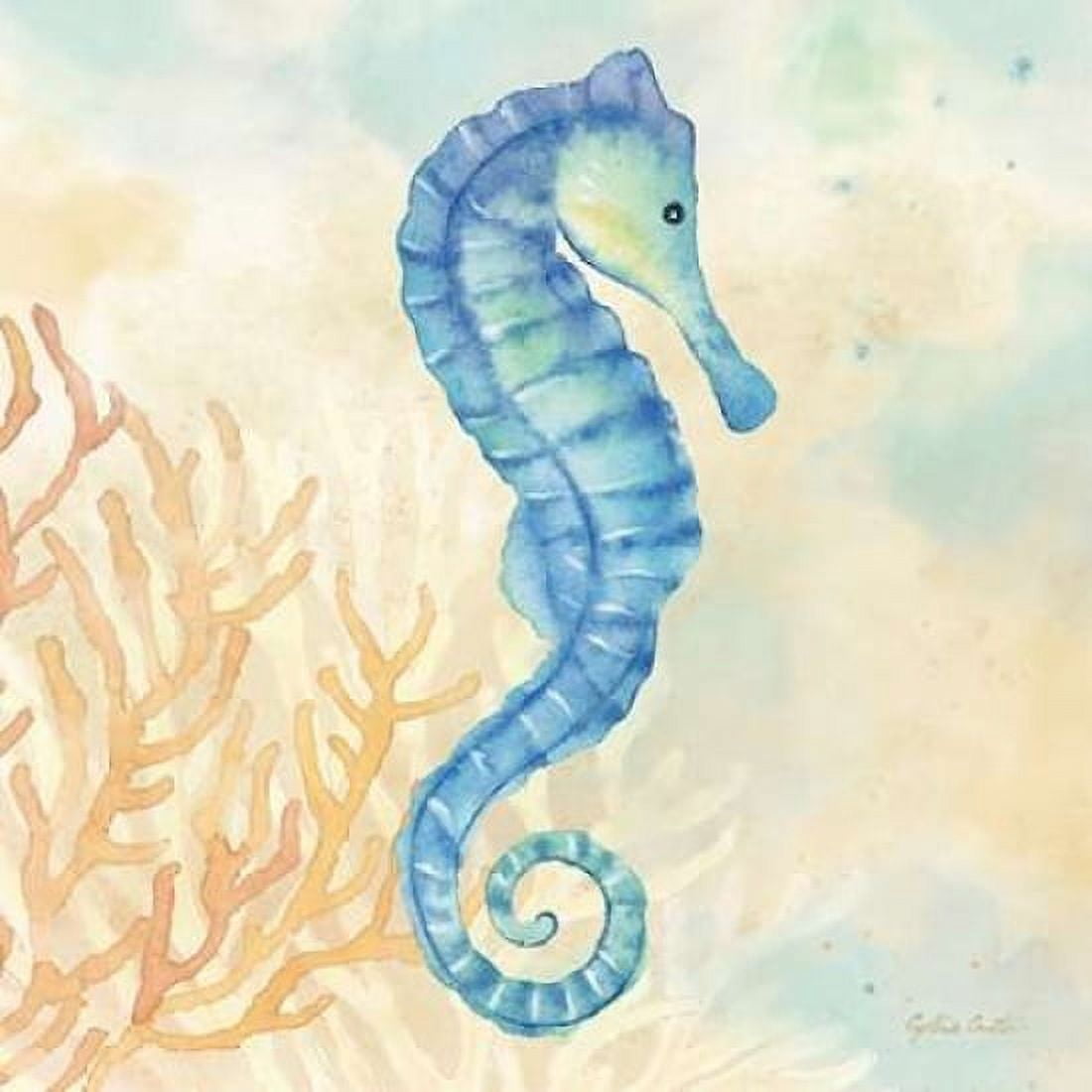 Under the Sea III Canvas Art - Cynthia Coulter (24 x 24)