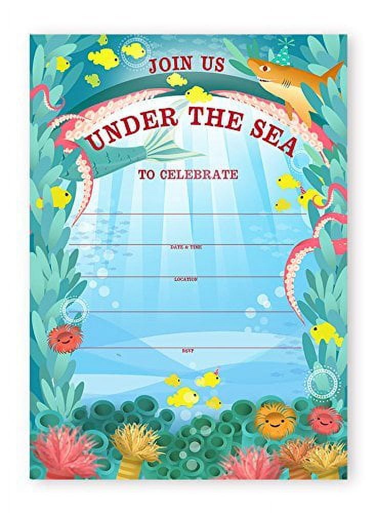 Shark Invitations