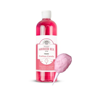 Under the Sun Products- 16oz Bottle of Snow Cone Syrup- Cotton CandyFlavor