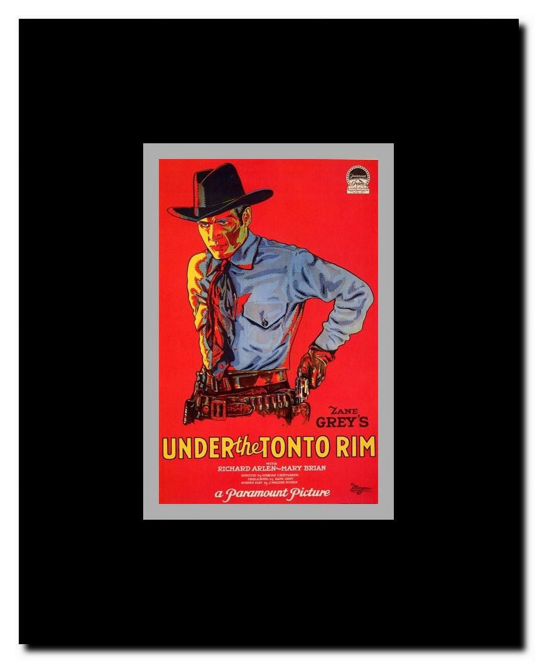 Under the Tonto Rim Framed Movie Poster