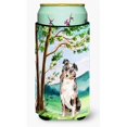 thumbnail image 1 of Under the Tree Australian Shepherd Tall Boy Beverage Insulator Hugger, 1 of 1