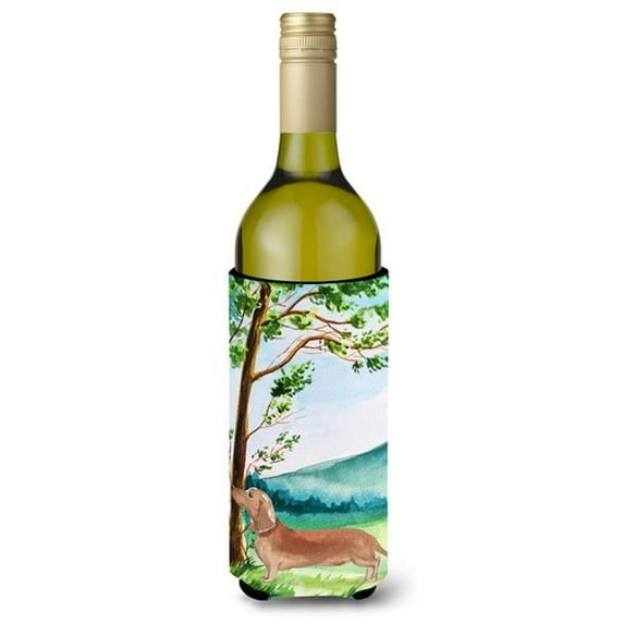 Under the Tree Red Dachshund Wine Bottle Beverage Insulator Hugger