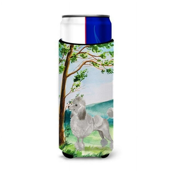 Under the Tree Silver Poodle Michelob Ultra Hugger for Slim Cans