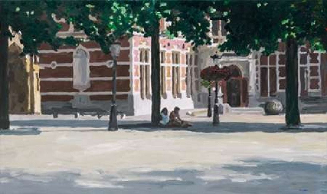 Under the tree Canvas Art - HJ Hofstra (12 x 18)
