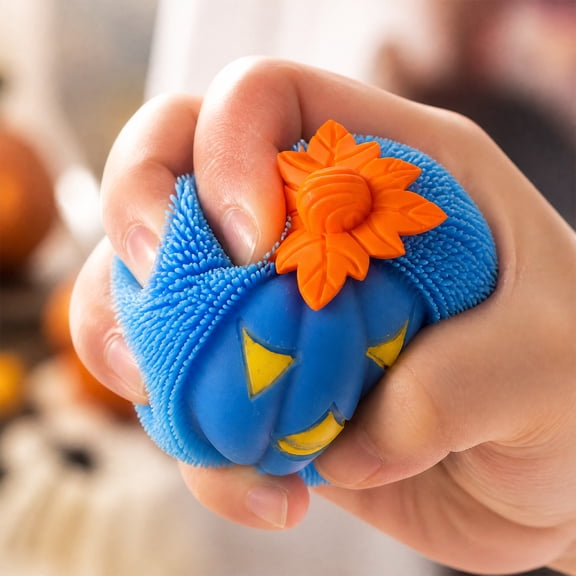 Under1$ Dollar, Tarmeek Pumpkin Squishies Toy, 1 Pack Fidget Squeeze Halloween Favors, Slow Rebound Stress Relief Toy, Halloween Gifts for 3 4 5 Year Old Kids, Halloween Candy Bag Stuffers